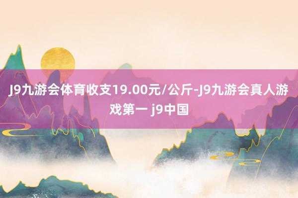 J9九游会体育收支19.00元/公斤-J9九游会真人游戏第一 j9中国