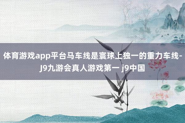 体育游戏app平台马车线是寰球上独一的重力车线-J9九游会真人游戏第一 j9中国